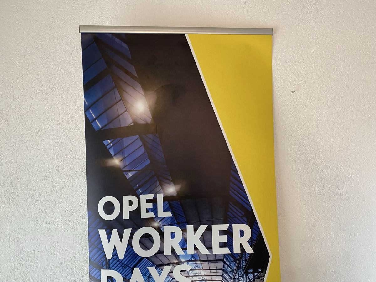 Allestimento di negozi e stand fieristici: Roll up Banner von Opel Work Days – Usato da Hägglingen venduto da kar_v9qf 1