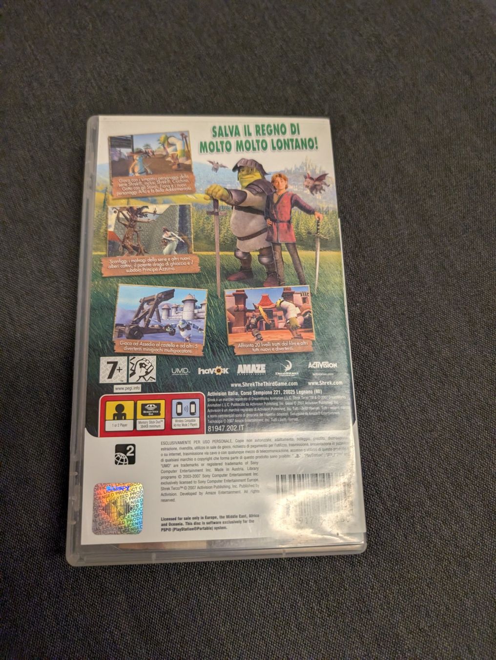 Spiele: Shrek terzo Sony psp – Gebraucht aus Giubiasco von Tici__nerd_Giubiasco 1