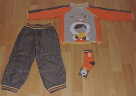 💞 NEUF 💞Joli ensemble doublée  T:  80/86