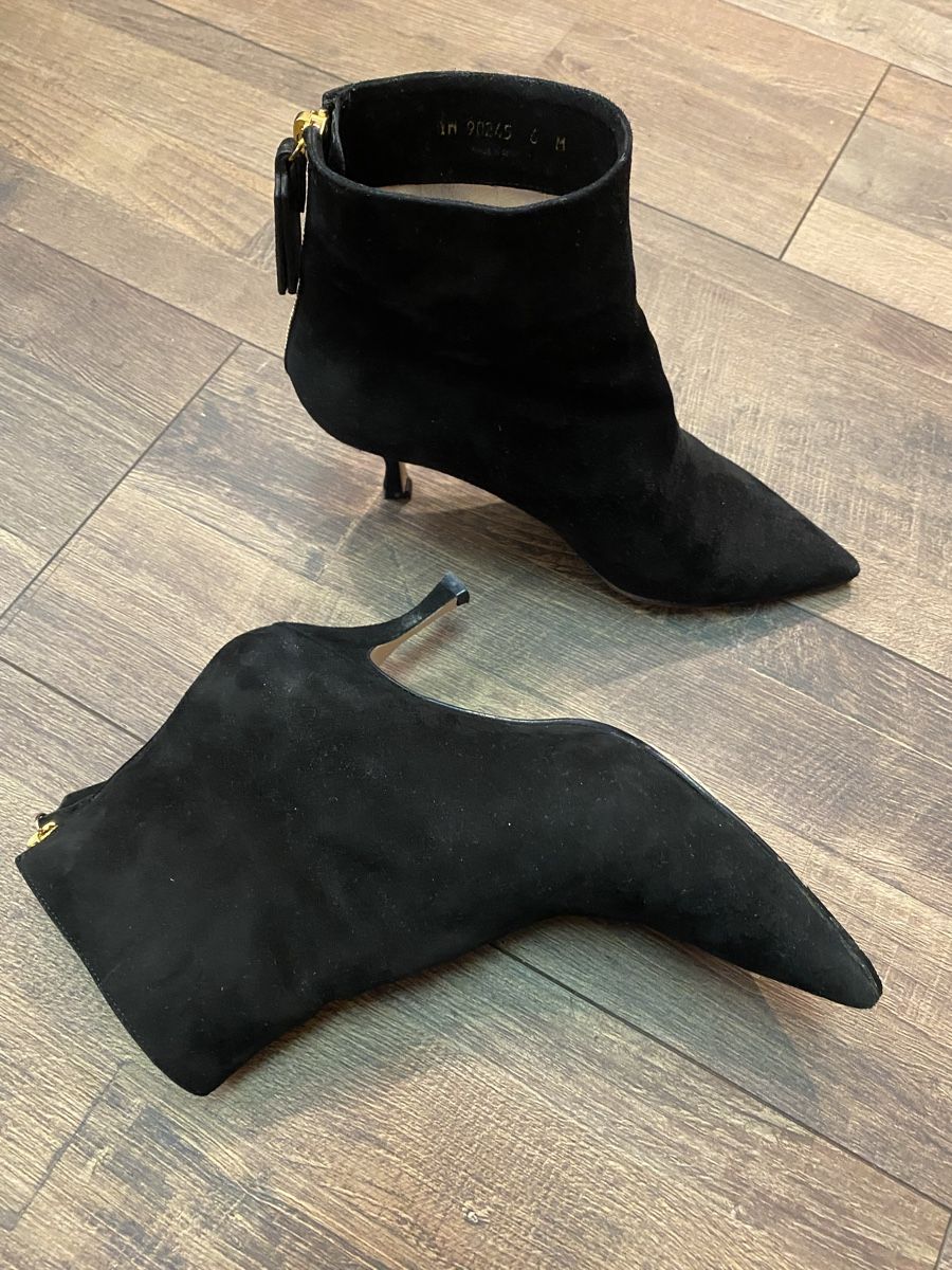Stuart Weitzman Scarpe da donna: Stuart Weitzmann Leder Stiefelette schwarz  36  – Nuovo (secondo la descrizione) da Büron venduto da Coerner 7