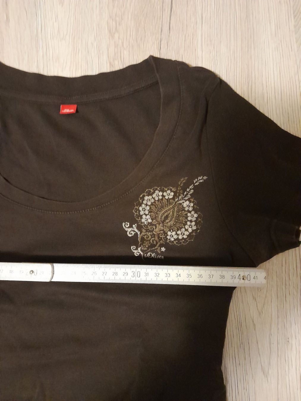 S.Oliver T-shirt: S. Oliver Shirt in modischem Braun – Usato da Zürich venduto da Sustainability 1