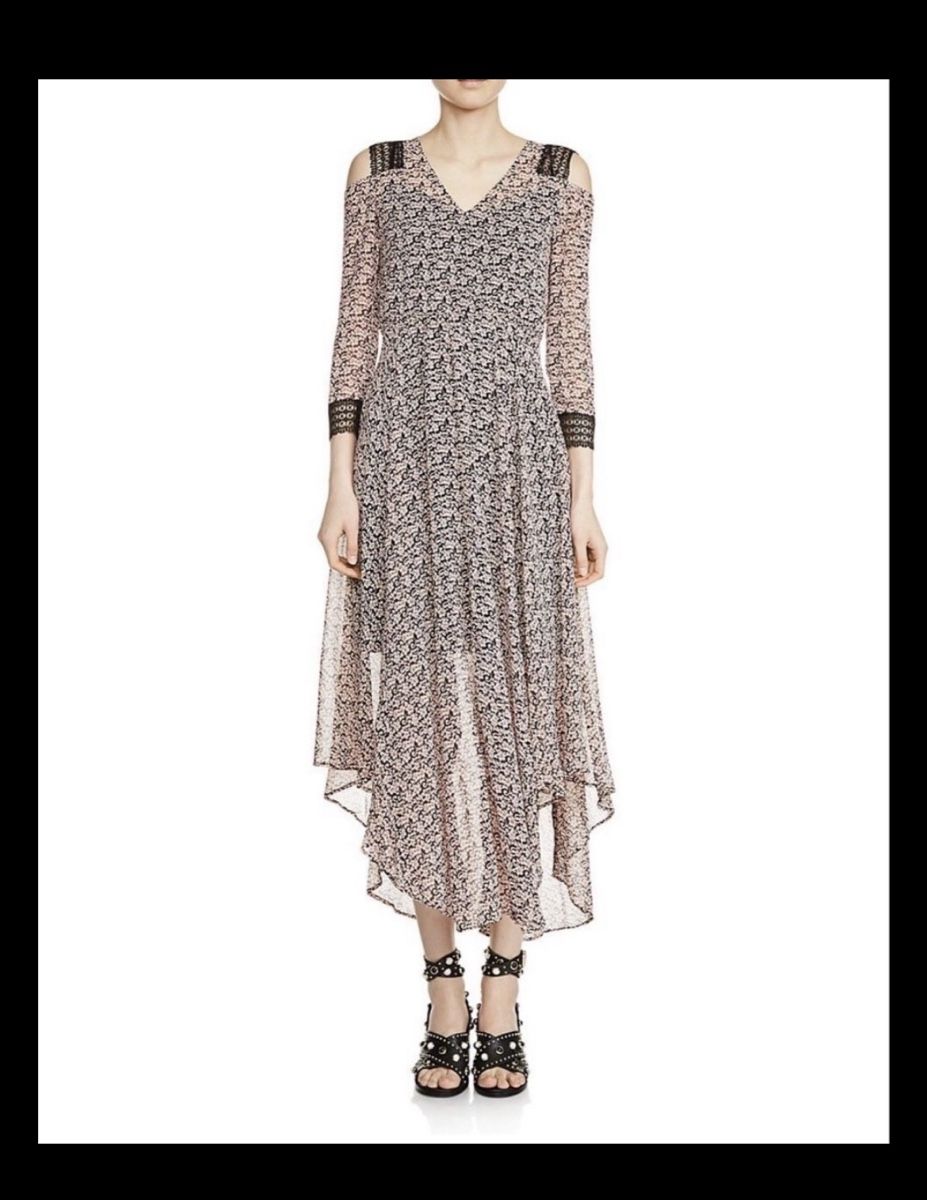 Maje Vestiti: Maje Kleid Gr.3 Floral Maxikleid – Usato da Emmen venduto da cocowalk 1