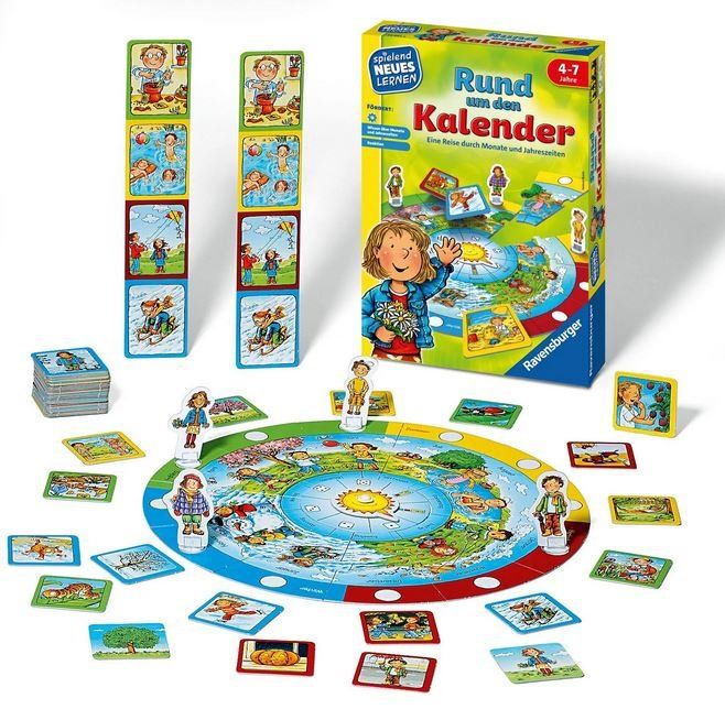 Ravensburger - rund um den Kalender / Lernspiel ab 5 Jahre  Kaufen auf 