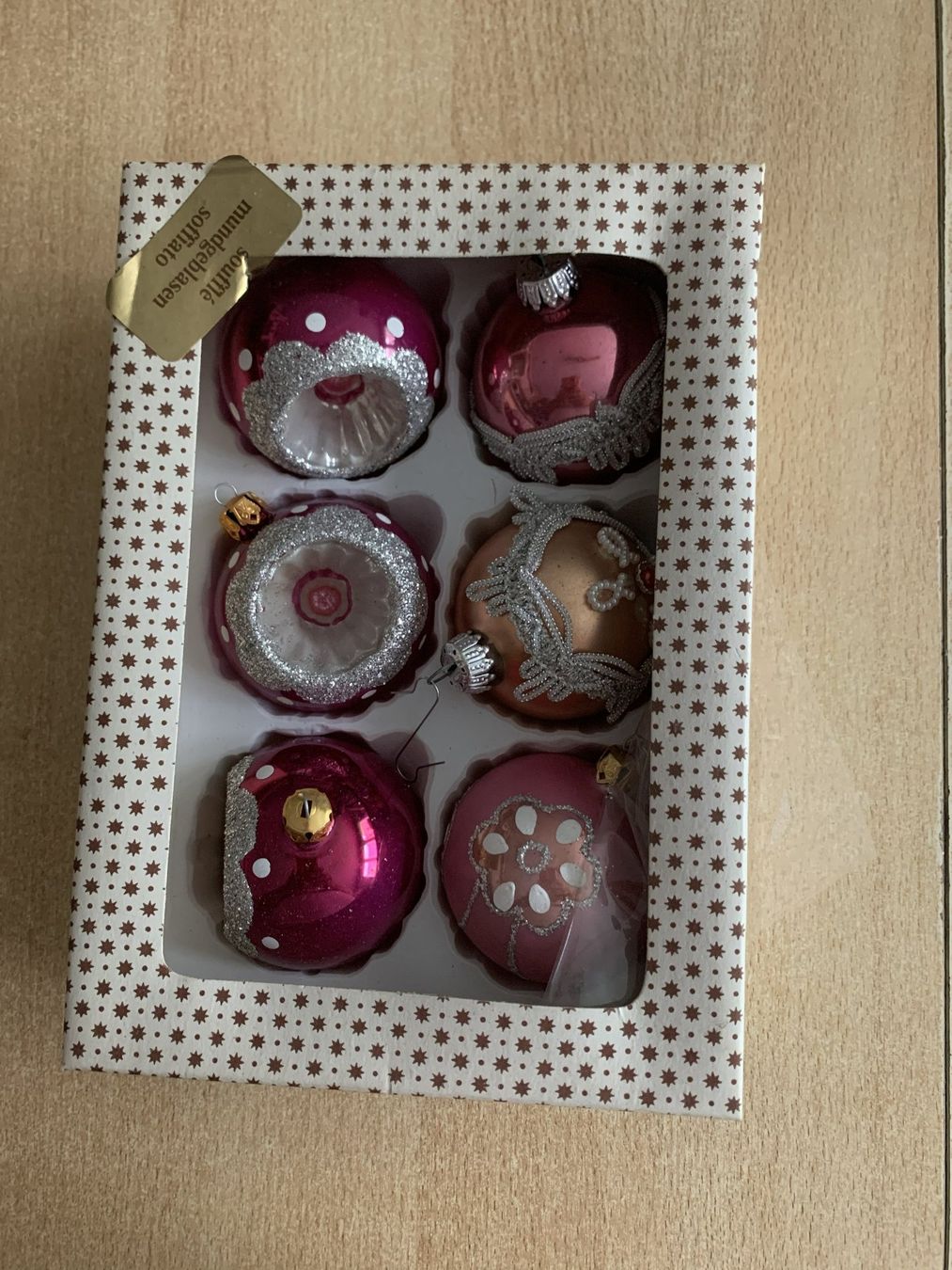 Tutte le decorazioni: 6 Weihnachtskugeln mundgeblasen – Nuovo (secondo la descrizione) da Reinach BL venduto da Grolifcb