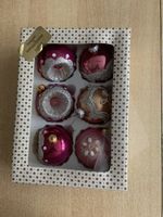 6 Weihnachtskugeln mundgeblasen