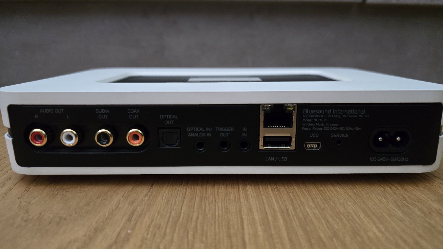 Bluesound Multimediaplayer & Streamer: Bluesound Node 2i Musikstreamer wiess – Gebraucht aus Herznach von Obrist76 1