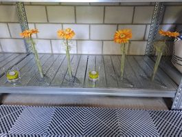 Kunstblumen & Kerzen / Tischdeko, Herbstdeko, neuwertig