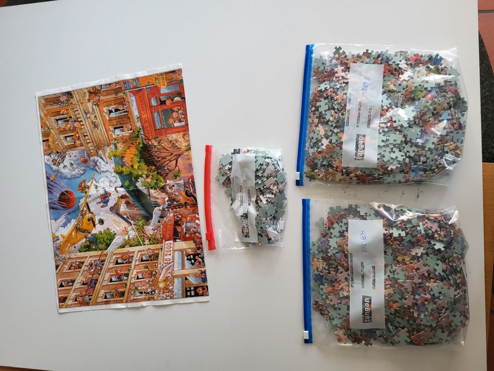 Puzzle 2000 pièces Jean-Jacques Loup : Apocalypse - Puzzle Heye - Rue