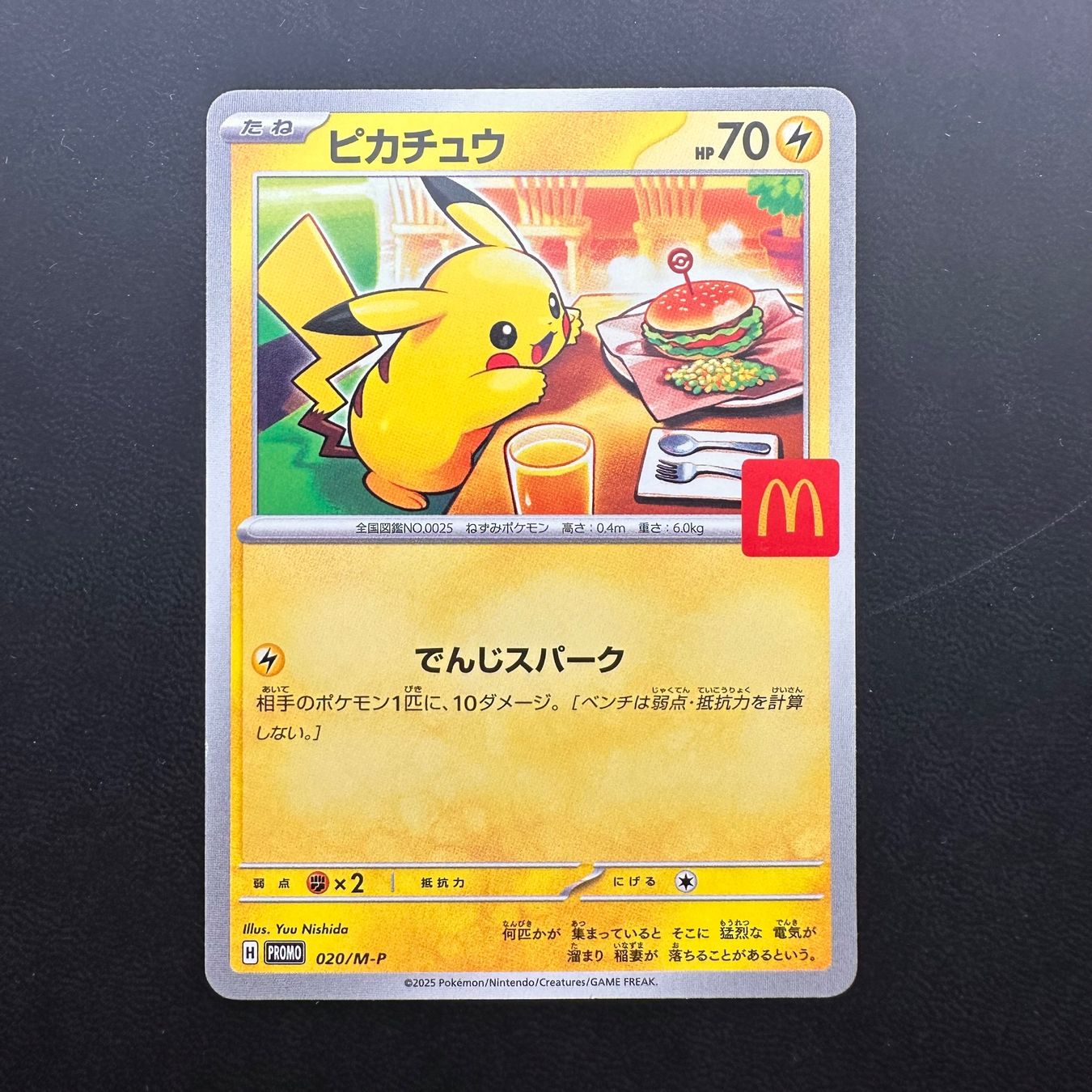 Pokémon Carte collezionabili: Pikachu 020 McDonalds JP – Usato da Obergerlafingen venduto da PokeArena
