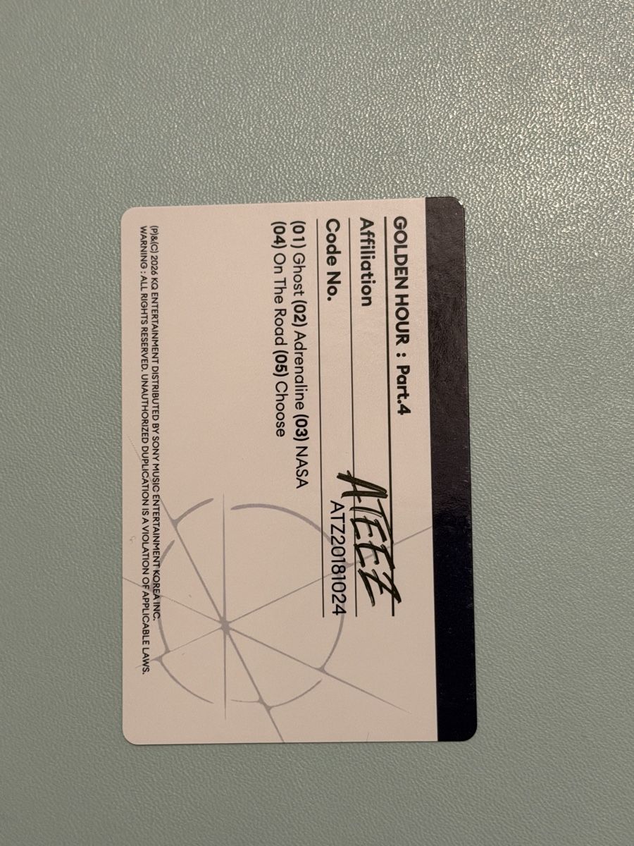 Carte collezionabili: ateez yunho photocard – Usato da Figino venduto da 1024sells 1