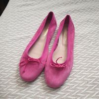 Positano pinke Echtlederballerinas Gr. 39 1/2