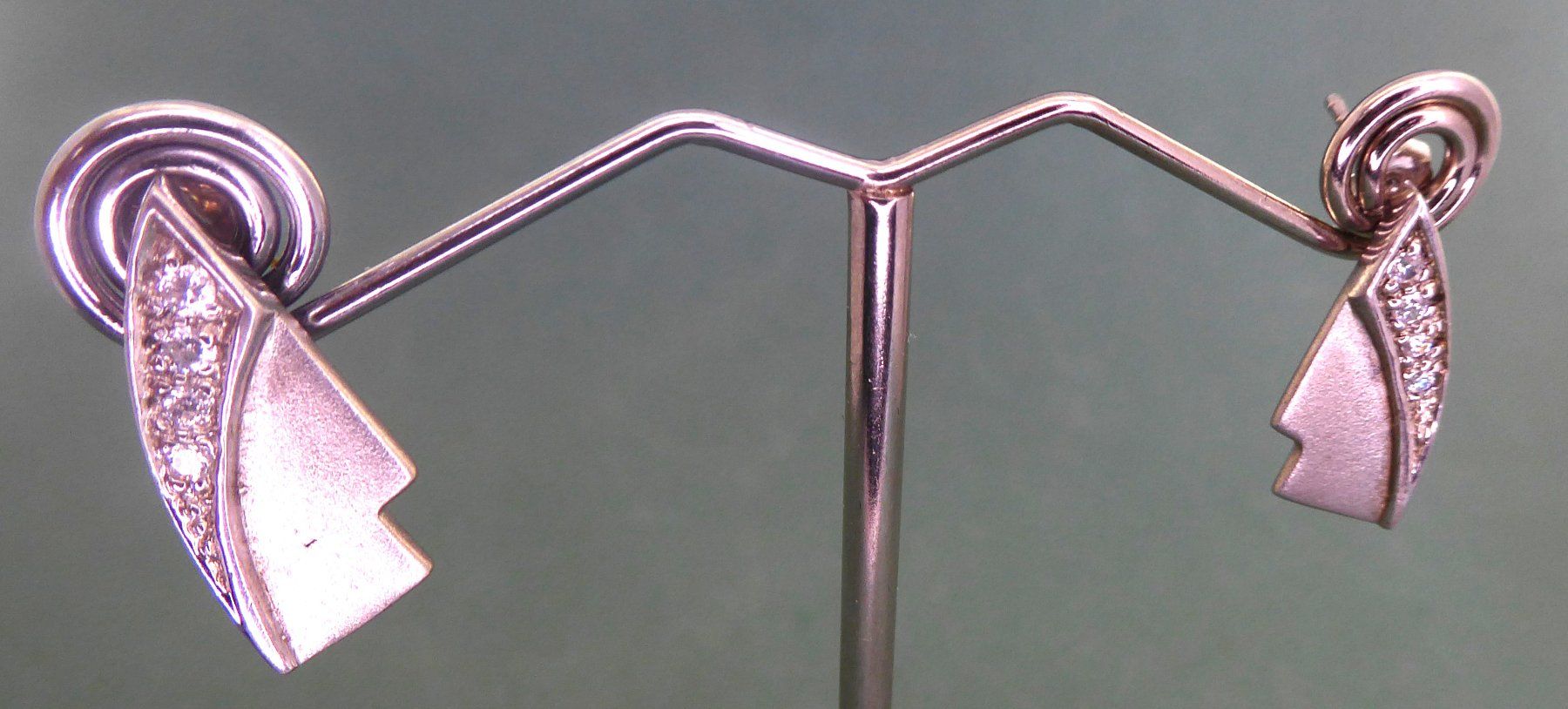 Orecchini pendenti & Orecchini a lobo: Ohrstecker 925 Silber, mit synthetischen Steinchen – Usato da Muri AG venduto da silvermouse007