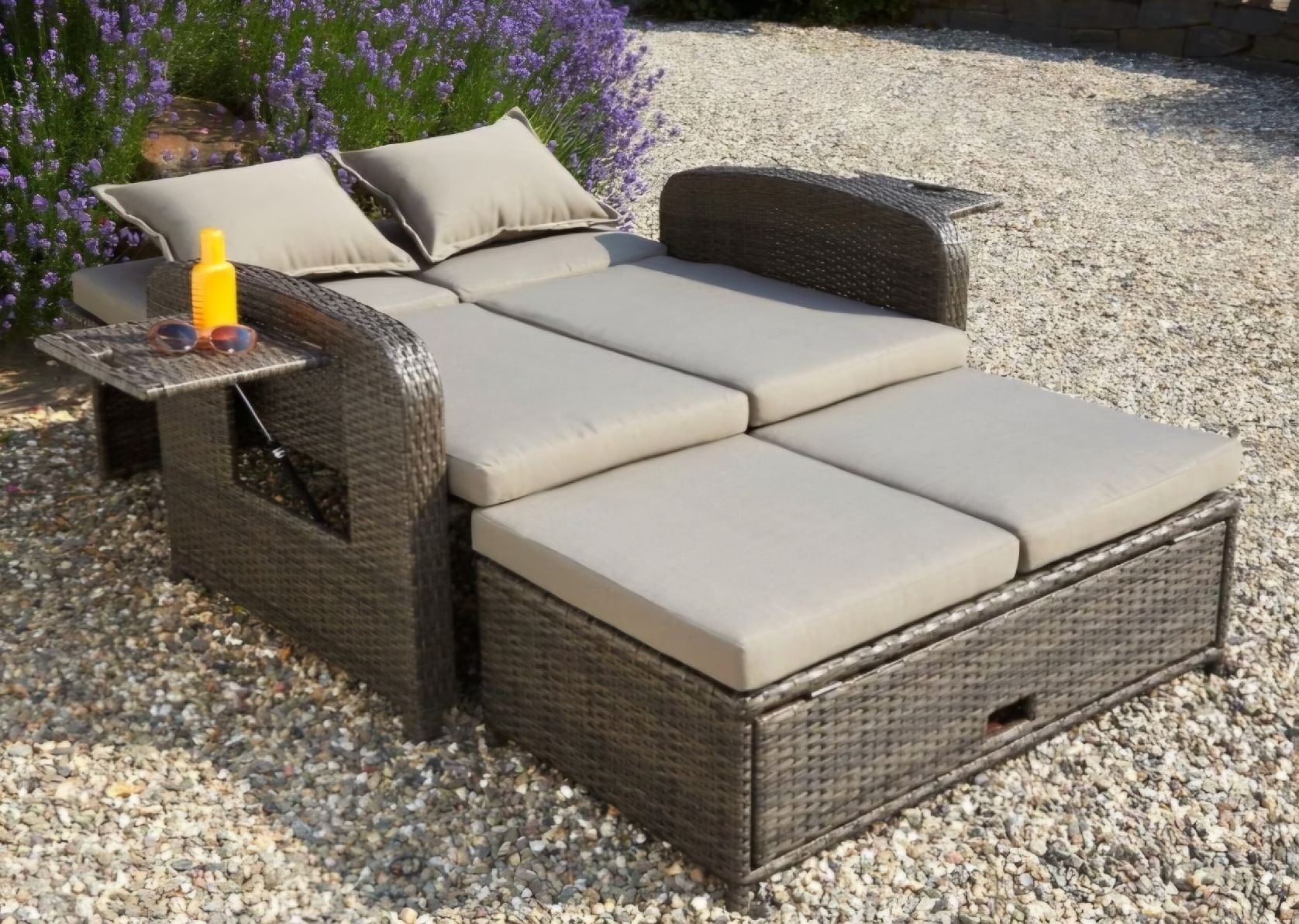 Sedie a sdraio: Balkon Lounge Rattan – Usato da Römerswil LU venduto da Feerdi 6