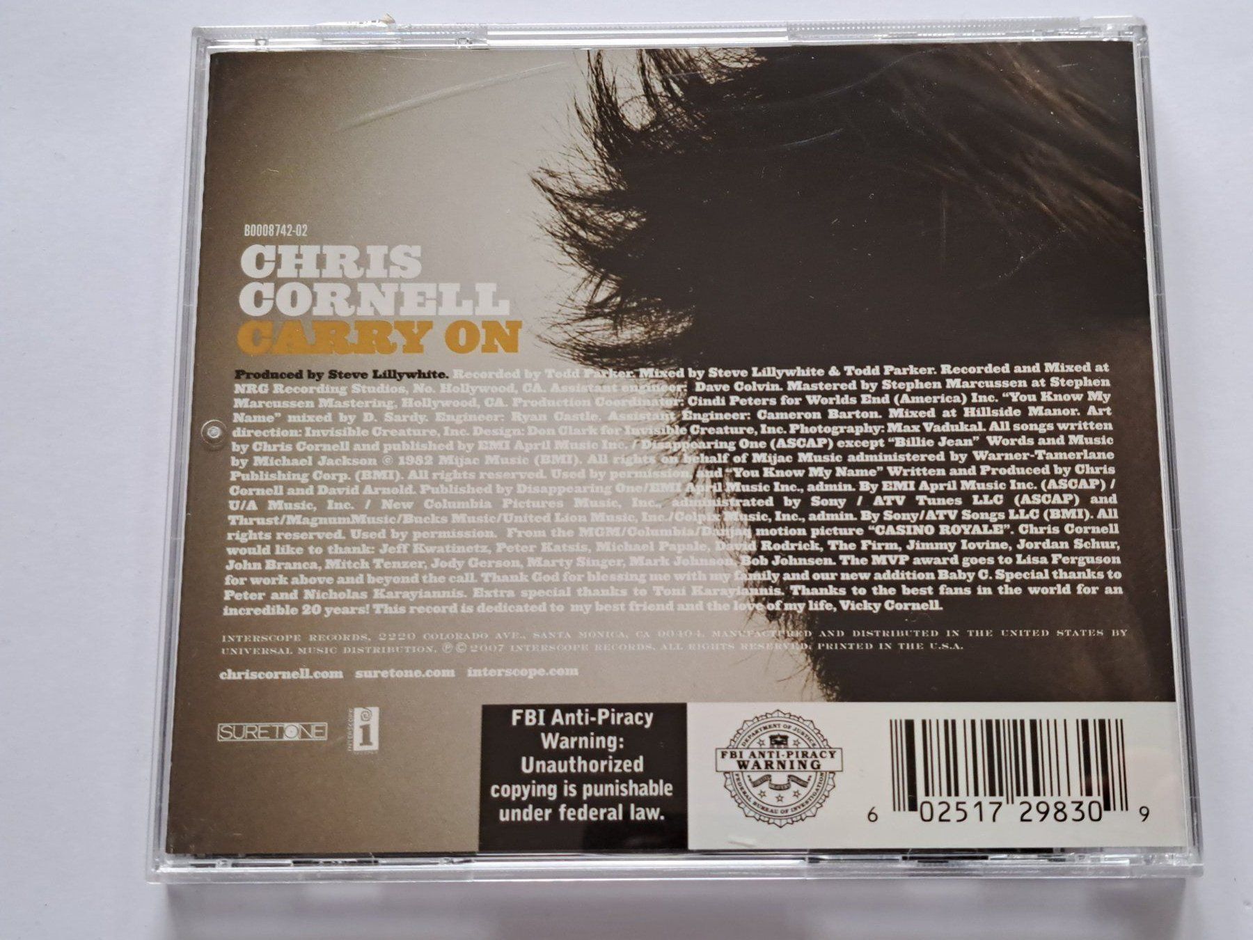 CDs: Cd Chris Cornell - Carry on – Gebraucht aus Pully von bro_n52j 1