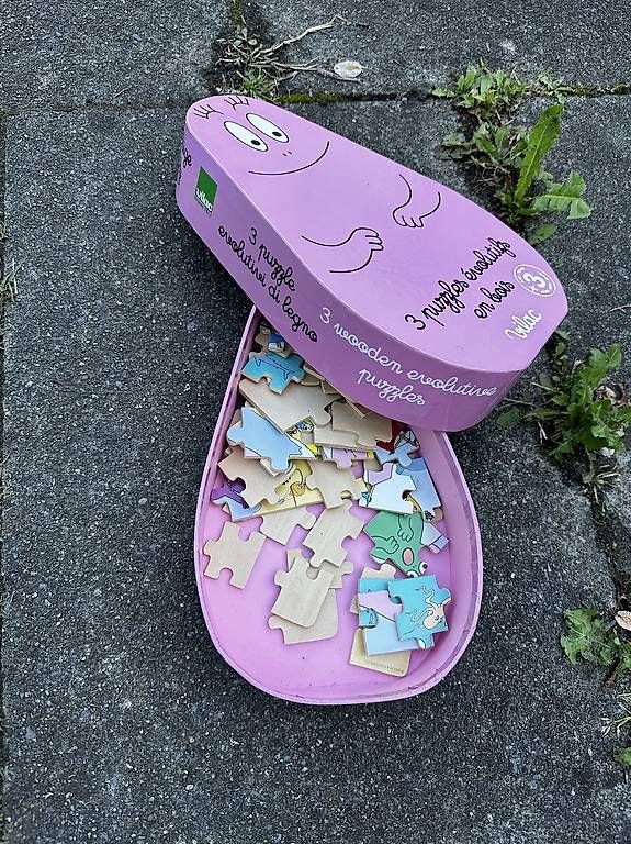 Puzzle: Barbeapapa Puzzle aus Holz – Usato da Luzern venduto da Birchermesli