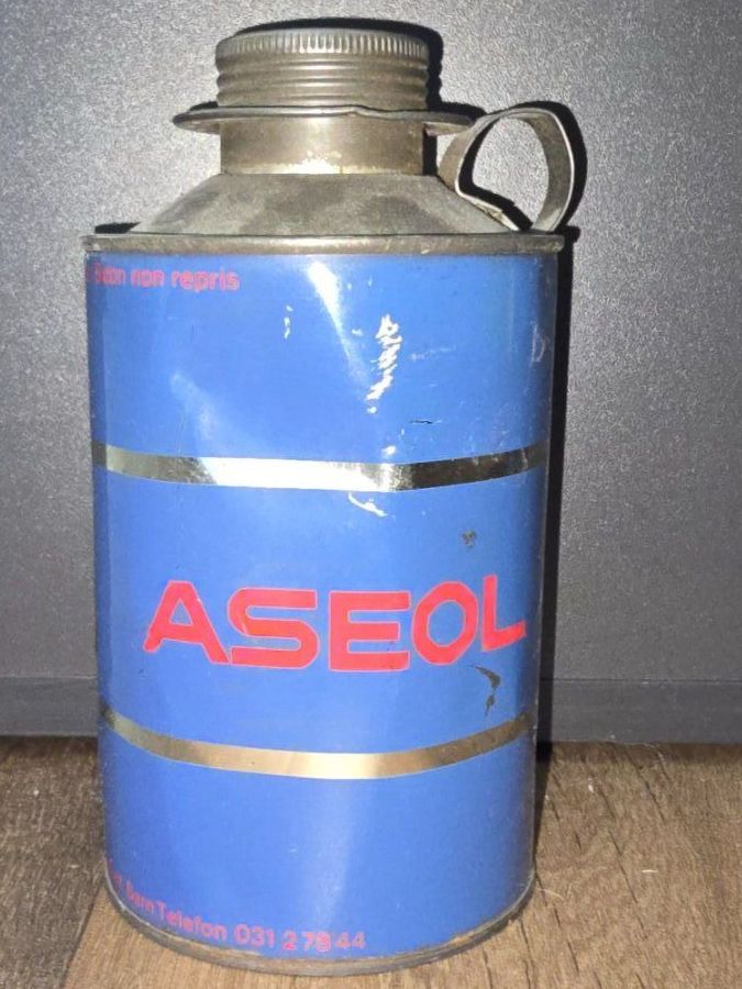 Altro in Stoviglie & Bicchieri: ASEOL Ölflasche aus Stahlblech – Usato da Schwyz venduto da Danyclau