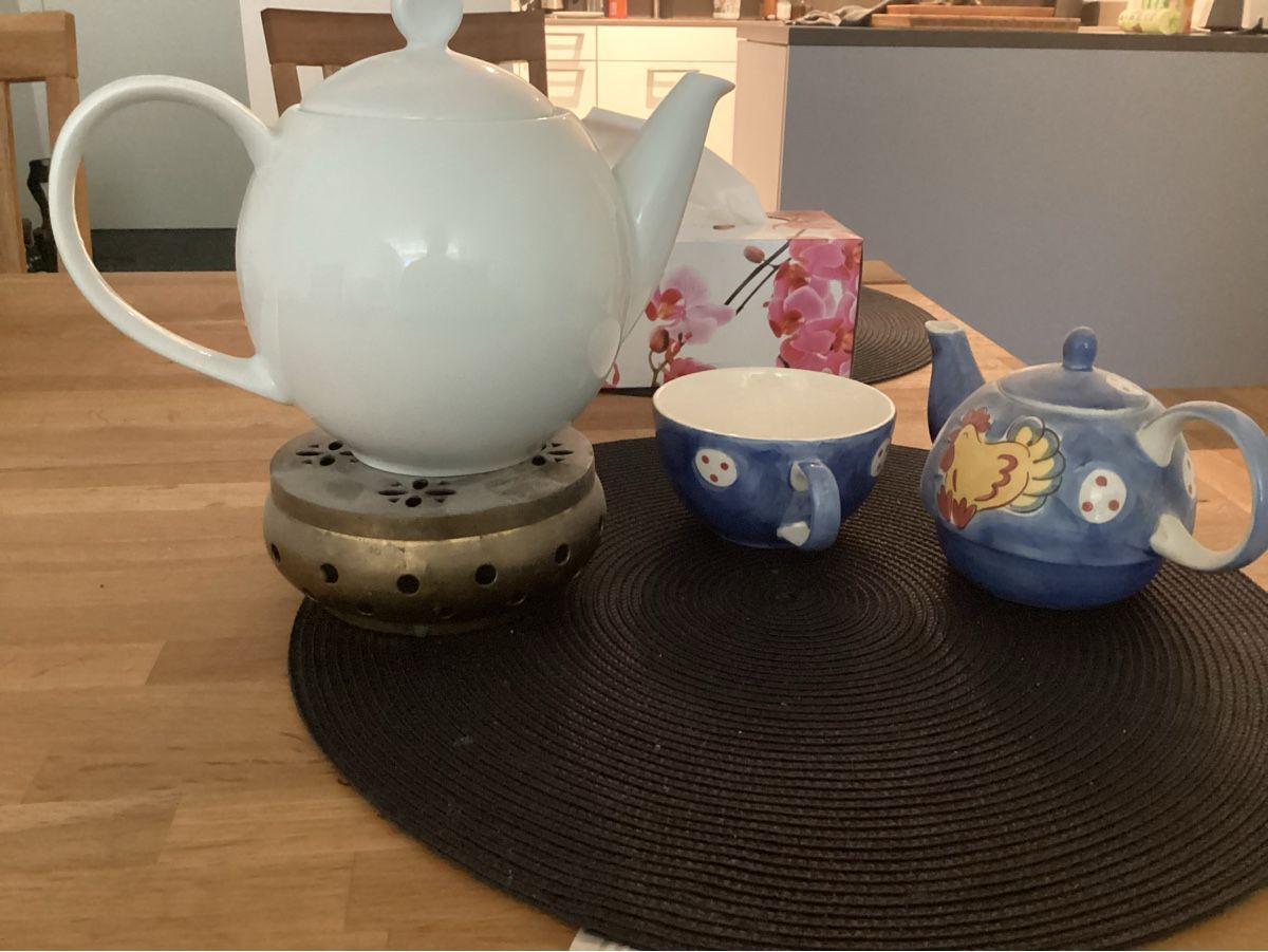 Teekannen: Teekanne mit Tasse  – Gebraucht aus Baden von Areekarl 1