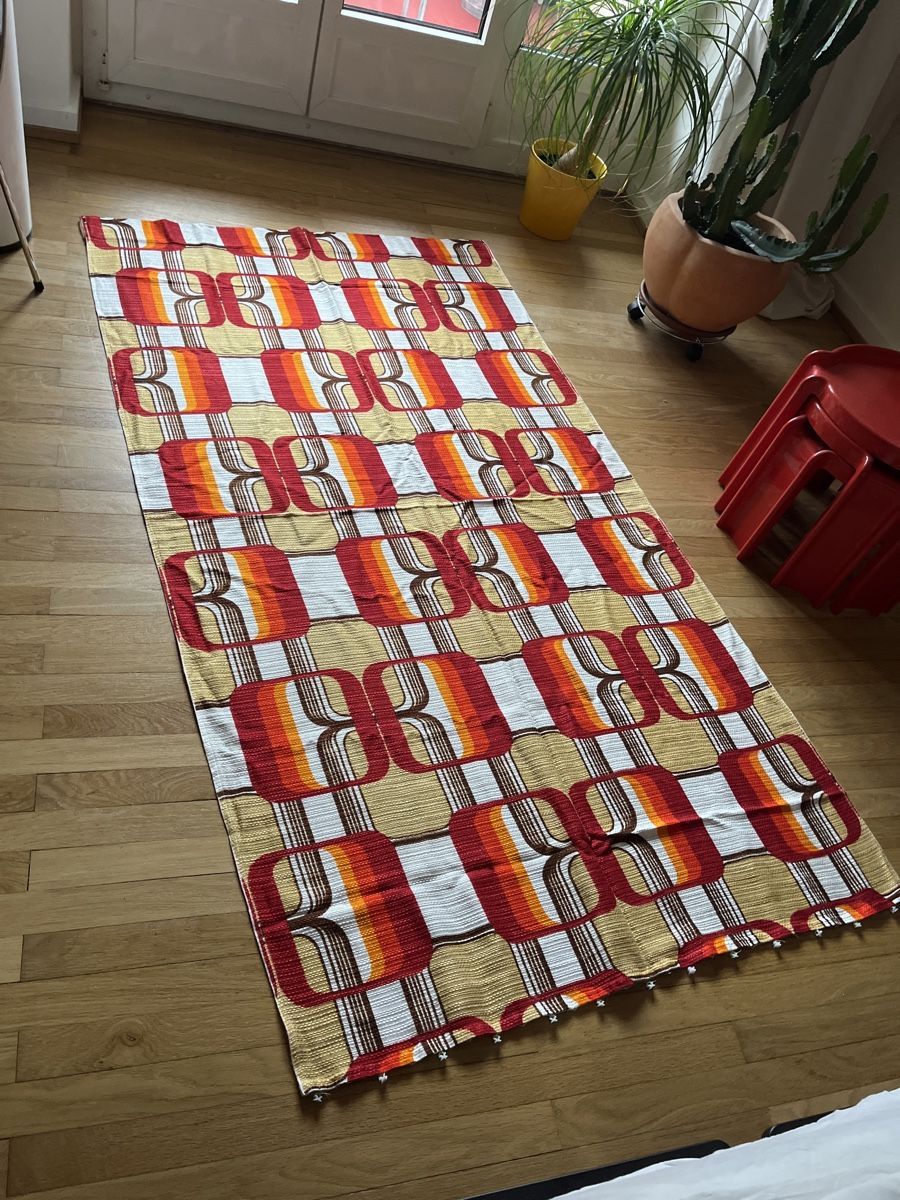 Vorhänge: 2er Set Vintage Vorhänge, Space Age, Mid Century – Neu (gemäss Beschreibung) aus Zürich von Dimitreezer 1