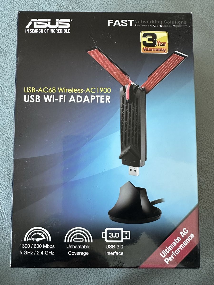 Laufwerke & Adapter: Asus USB-AC68 WI-FI Adapter  – Gebraucht aus Ostermundigen von airpassport