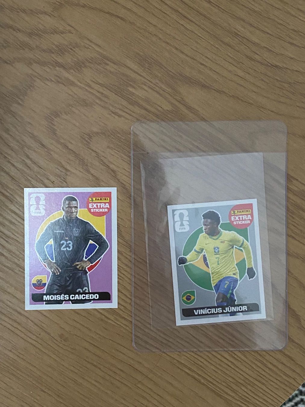 Panini Carte collezionabili: WM 2026 Panini Extra Sticker Vinicius Junior und Caicedo – Nuovo (secondo la descrizione) da Arbon venduto da arminnnn