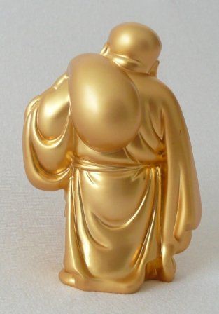 Sculture & Statue: Happy Buddha - goldfarben matt – Nuovo e nell'imballaggio originale da Mauren venduto da Yeelen 5