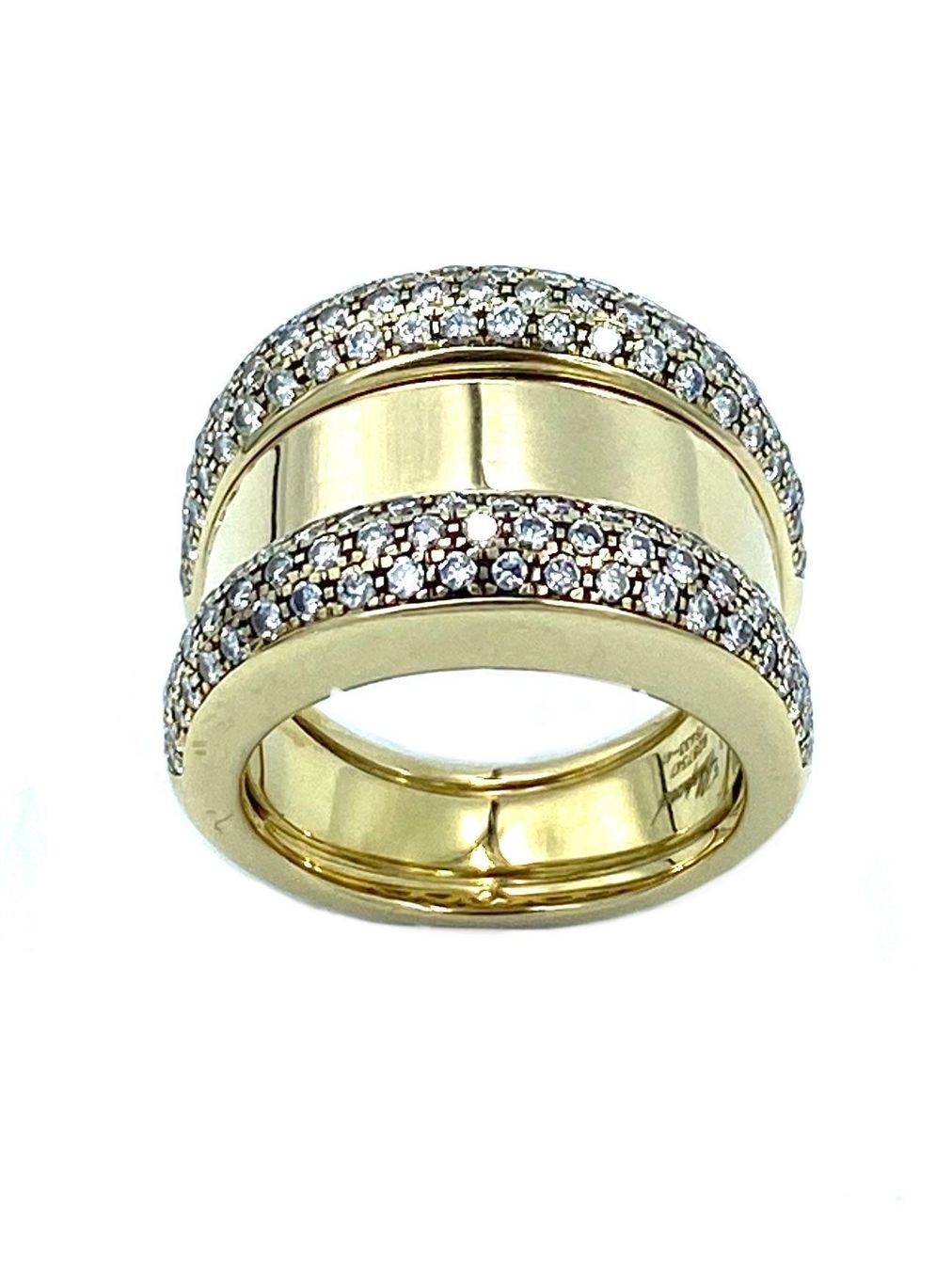 Chopard Anelli: Chopard. Bague La Strada or jaune et diamants – Usato da Renens VD venduto da Diademe.sarl 1
