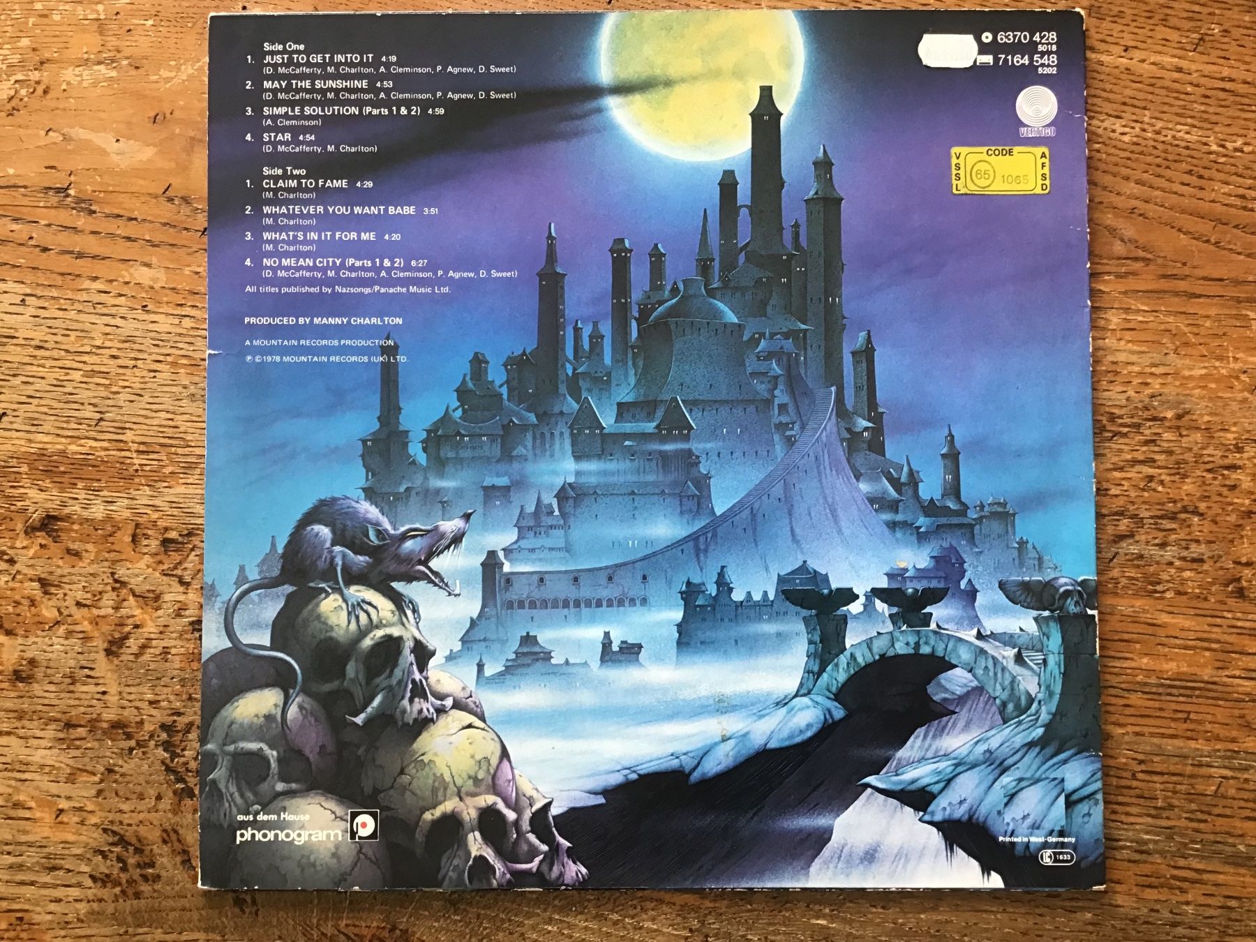 Dischi in vinile: Vertigo LP hard prog rock Nazareth – Usato da Fully venduto da Ruby97 1
