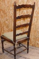 Holzstuhl alter englischer Stil Stuhl   103 cm Rückenhöhe  s