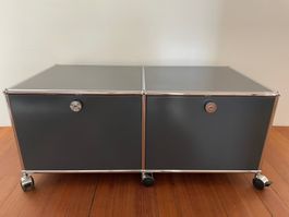 USM Haller Sideboard, 2 Elemente auf Rollen