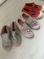 3 Paar Kinder-Hausschuhe / Schuhe –  27, 28, 29