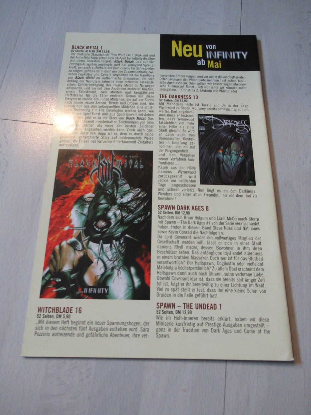 Spawn Comic Heft Nr. 47, Top Zustand, Sammlerstück! (Gebraucht) in Binz ...