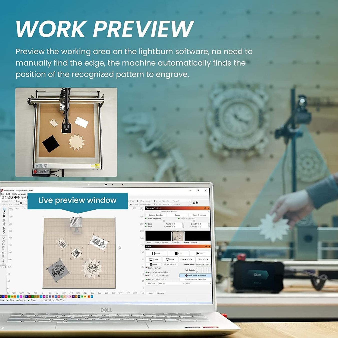 Videocamere: Atomstack Maker AC1 Lasergravurmaschine Zeitrafferkamera – Nuovo e nell'imballaggio originale da Malans GR venduto da BUYBEST-Schweiz 2