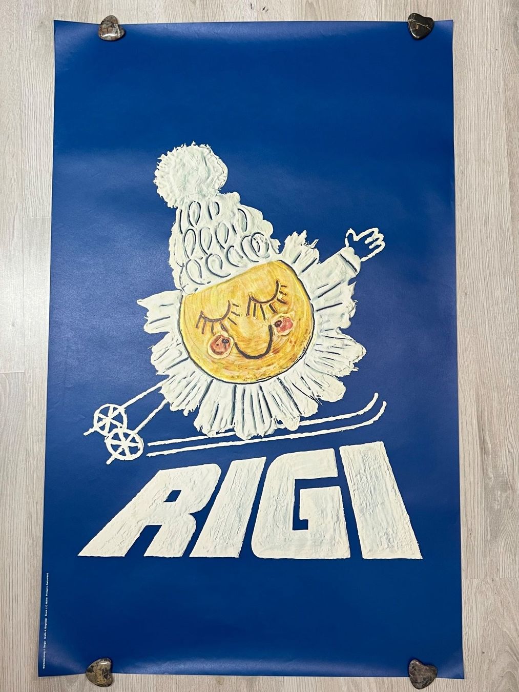 Foto & Immagini: Plakat Rigi original 1973 August Bingesser – Usato da Vaduz venduto da Unikate-Markt