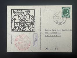 Ballonpost 1953 nach Deutschland  Nummeriert    (G2407)