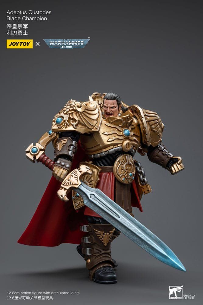 Statuette: Warhammer 40k 1/18 Adeptus Custodes Blade Champion 12 cm – Nuovo e nell'imballaggio originale da St-Imier venduto da ATTAKSHOP 6