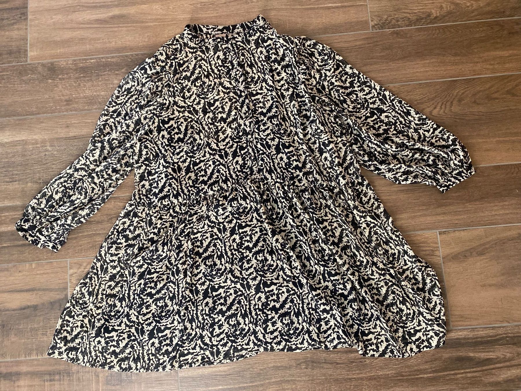 H&M Kleider: H&M Kleid mit Muster Gr. 2XL / Gr. 52 - 54 – Gebraucht aus Pratteln von a23_j2gs 6