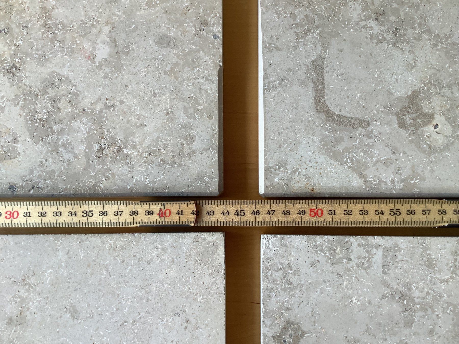 Piatti di portata: 4 Marmorplatten 25 x 44 x 2 cm – Usato da Biel-Benken BL venduto da teakesj 3