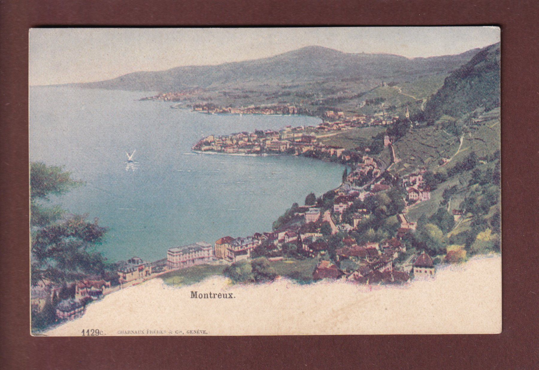 Ansichtskarten: MONTREUX - Charnaux Frères – Gebraucht aus Pully von nicecards