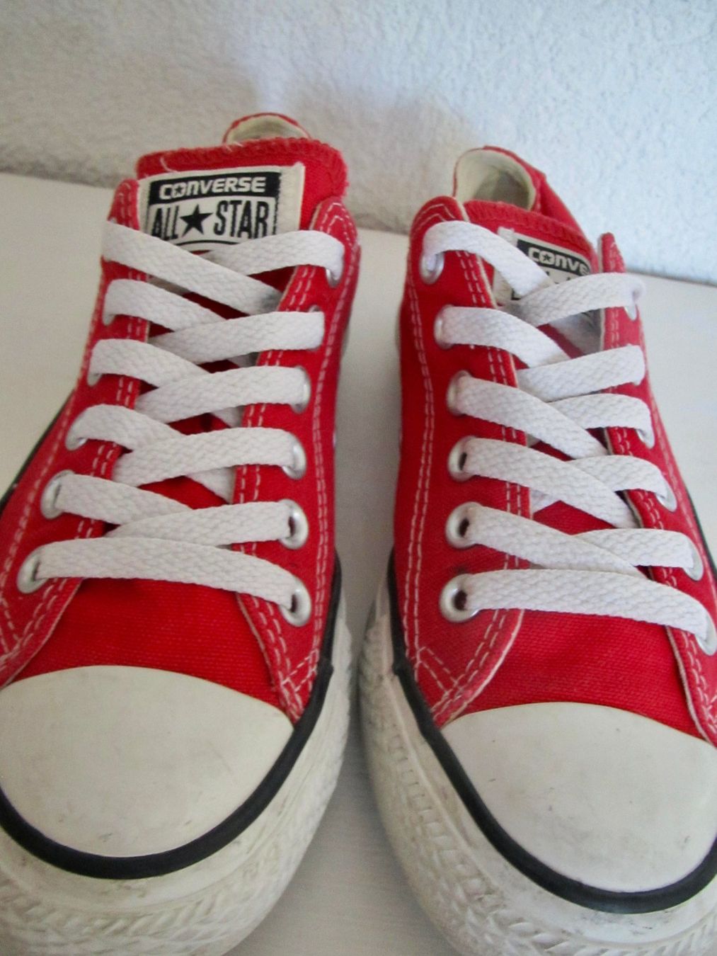 Converse Chaussures hommes: SNEAKER CONVERSE COTON ROUGE – D'occasion à Murten par Selliot