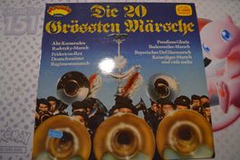 Schallplatte - Die 20 grössten Märsche