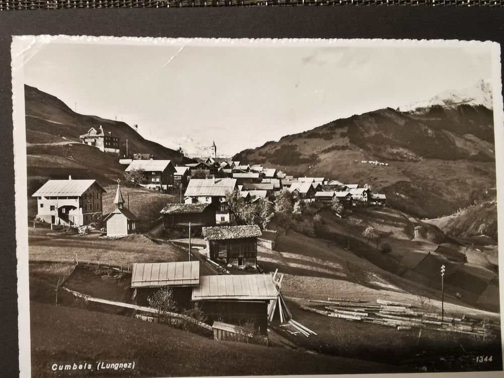 Cumbels Lugnez Ansichtskarte Graubünden Kaufen auf Ricardo