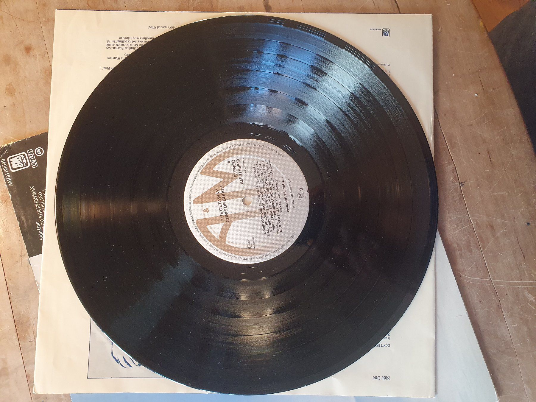 Dischi in vinile: LP Chris De Burgh The Getaway – Usato da Zürich venduto da loosebone 4