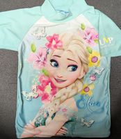 Bade T-Shirt Elsa Grösse 98 mit UV Schutz