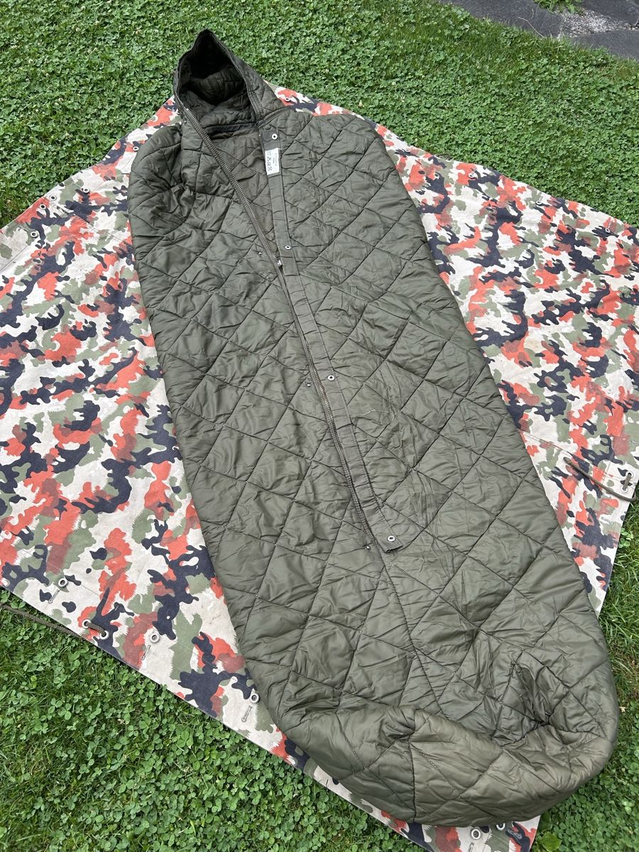 Sonstiges zu Militär: Militärblache Tarp Schweizer Armee mit Schlafsack – Gebraucht aus Ibach von heifla 3