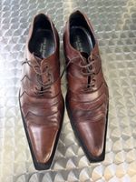 Herrenschuhe Passo per Passo Leder braun Gr. 43