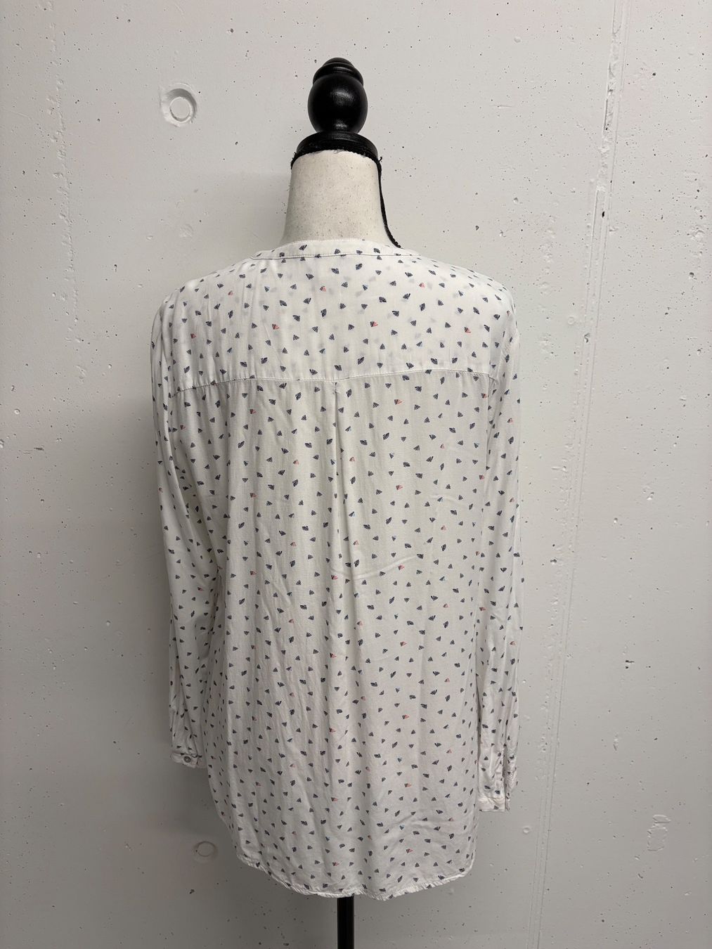 Esprit Camicette: Esprit Bluse 38 Weiss mit Muster Viskose leicht – Nuovo (secondo la descrizione) da Regensdorf venduto da secondchancefashion 3