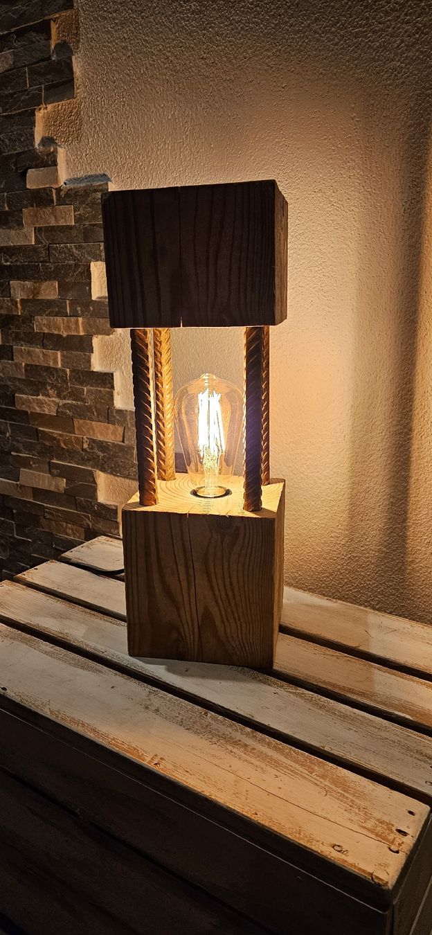 Lampade: Altholzlampe – Nuovo e nell'imballaggio originale da Buttisholz venduto da Silu.99
