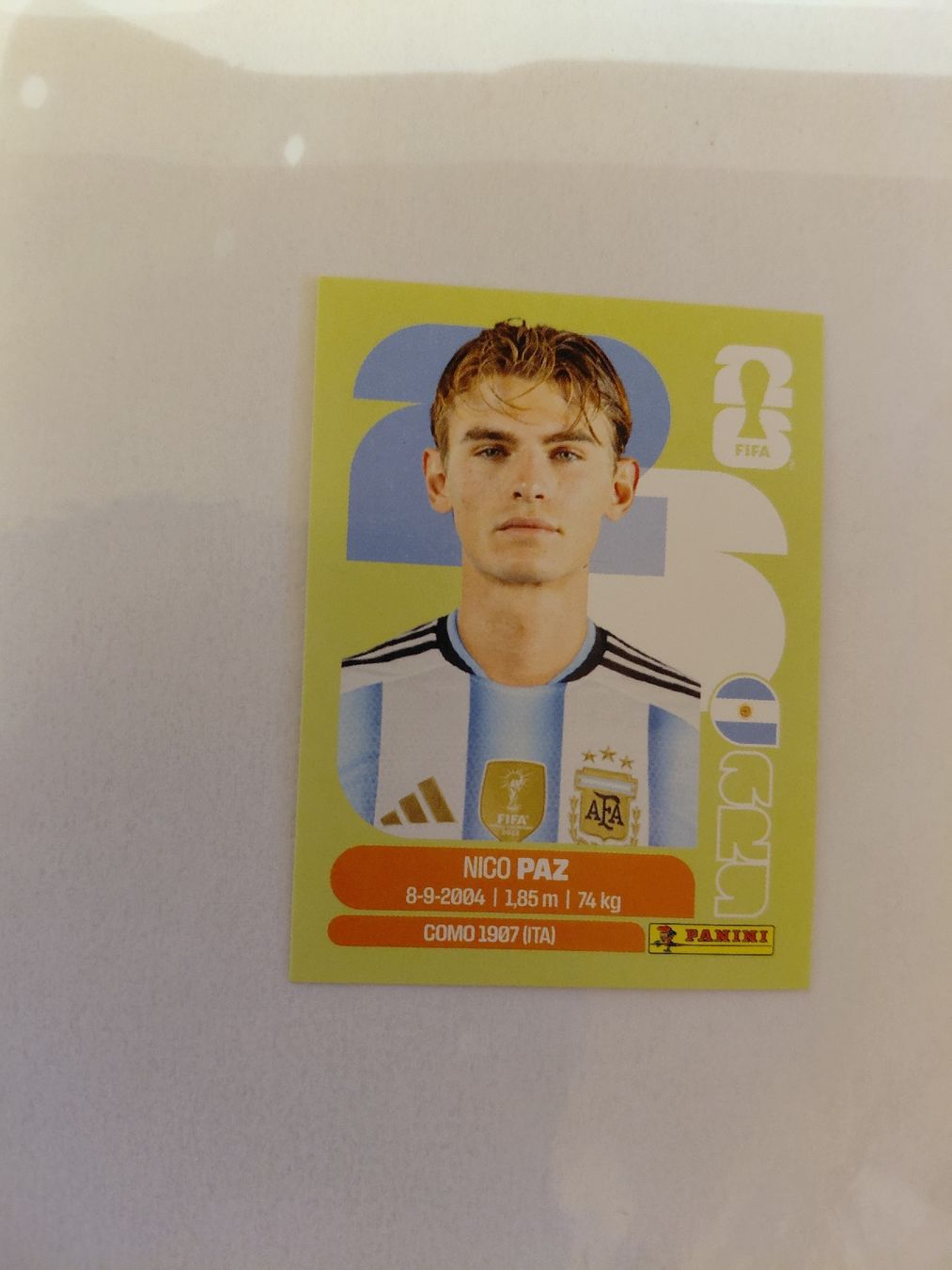 Panini Carte collezionabili: Panini 2026 ARG 14 Paz – Nuovo (secondo la descrizione) da Ovronnaz venduto da Ma-94-hey