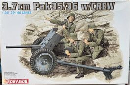 1/35   3.7cm Pak 35/36 w/Crew   Deutschland  2. Weltkrieg