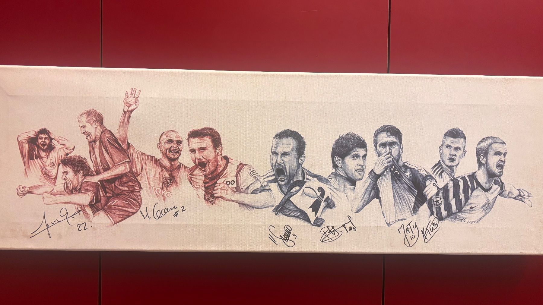 Poster & Bilder: FCB Bild mit Original Unterschriften. – Gebraucht aus Münchenstein von tsp01
